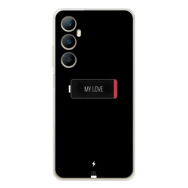 Чехол с принтом «Love battery» для Realme C66