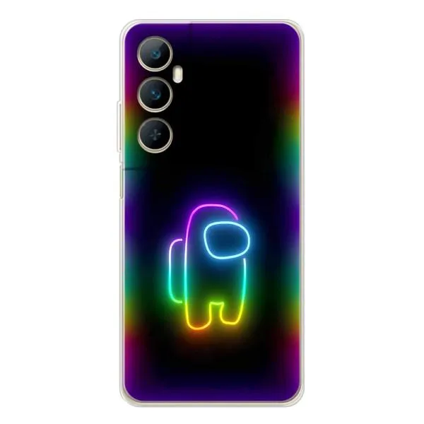 Чехол с принтом «Яркий скин» для Realme C66