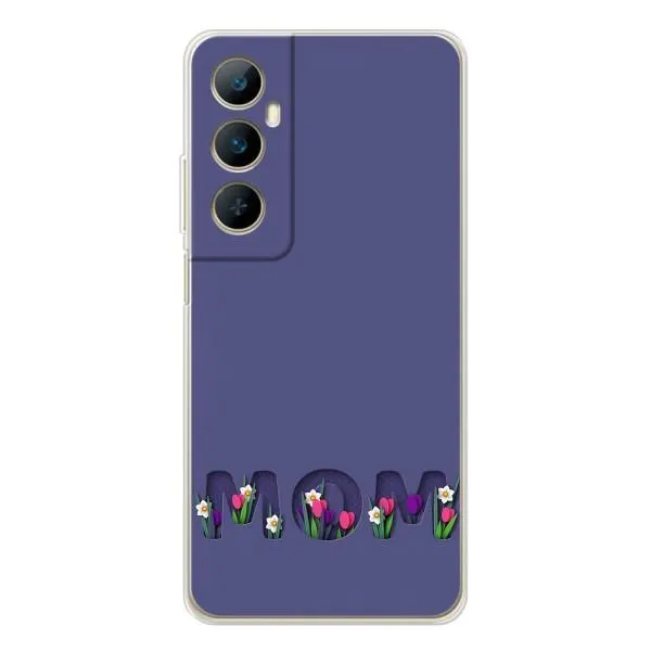 Чехол с принтом «Мама в цветах» для Realme C66