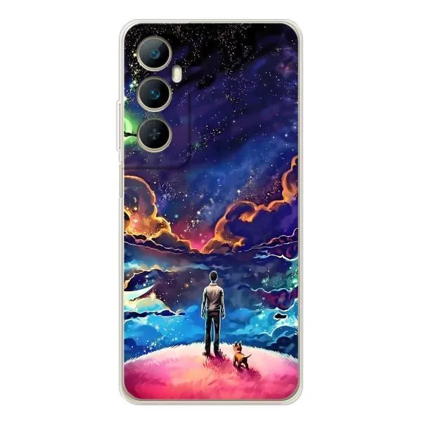Чехол с принтом «Галактический вид» для Realme C66