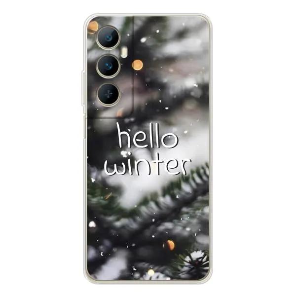 Чехол с принтом «Hello winter» для Realme C66
