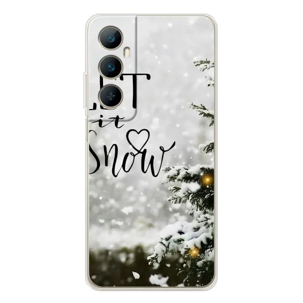 Чехол с принтом «Let it snow» для Realme C66
