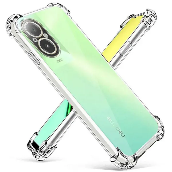 TPU чохол GETMAN Ease logo посилені кути Full Camera для Realme C67 4G — Прозорий — фото 3 TPU чохол GETMAN Ease logo посилені кути Full Camera для Realme C67 4G — Прозорий — фото 3