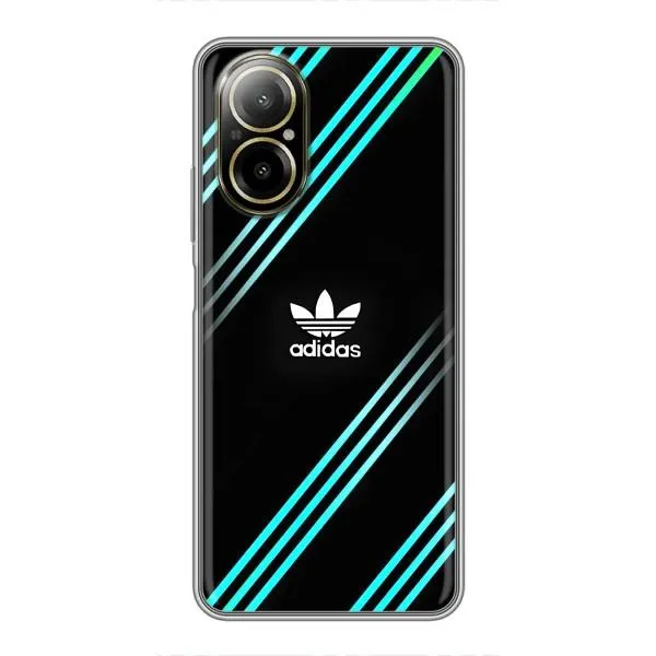 Чехол с принтом «Адидас с полосами» для Realme C67