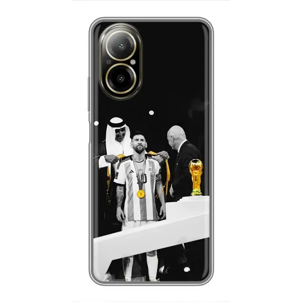 Чехол с принтом «Месси в накидке» для Realme C67