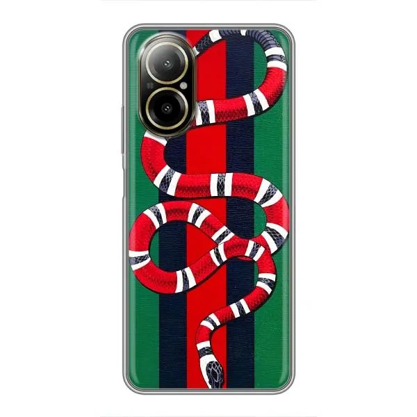 Чехол с принтом «Gucci змия» для Realme C67