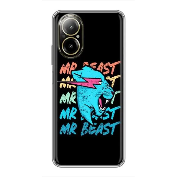 Чохол з принтом «logo Mr beast» для Realme C67 Чохол з принтом «logo Mr beast» для Realme C67