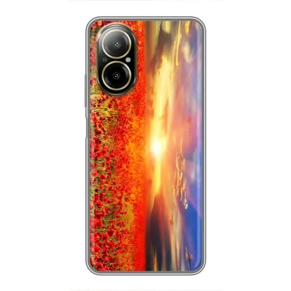 Чохол з принтом «Поле тюльпанів» для Realme C67