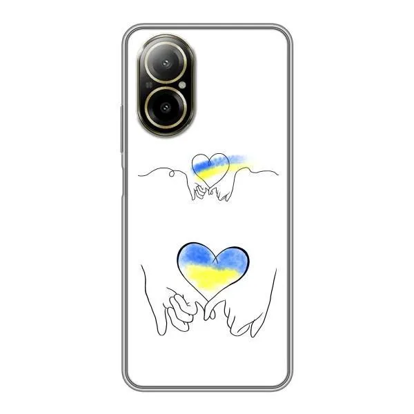Чехол с принтом «Мир Украине» для Realme C67