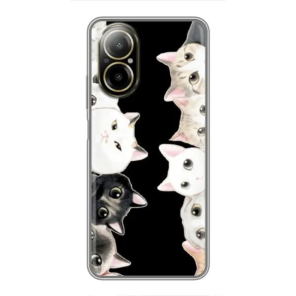 Чехол с принтом «Взгляд котов» для Realme C67