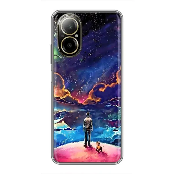 Чохол з принтом «Вид Галактики» для Realme C67 Чохол з принтом «Вид Галактики» для Realme C67