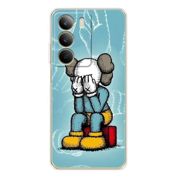 Чехол с принтом «Плач Bearbrick» для Realme C71