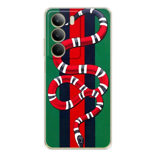 Чехол с принтом «Gucci змия» для Realme C71 Чехол с принтом «Gucci змия» для Realme C71