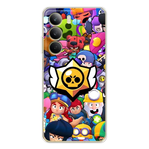 Чехол с принтом «Лого Brawl Stars» для Realme C71