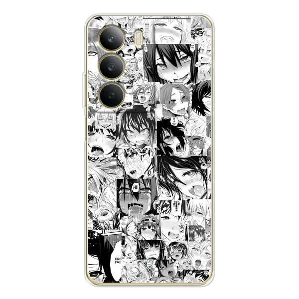 Чехол с принтом «Ahegao manga» для Realme C71