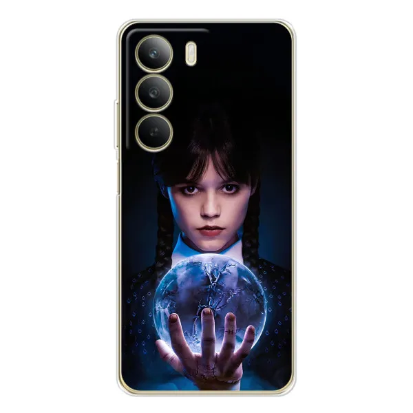 Чехол с принтом «Магическая сфера Уэнздей» для Realme C71
