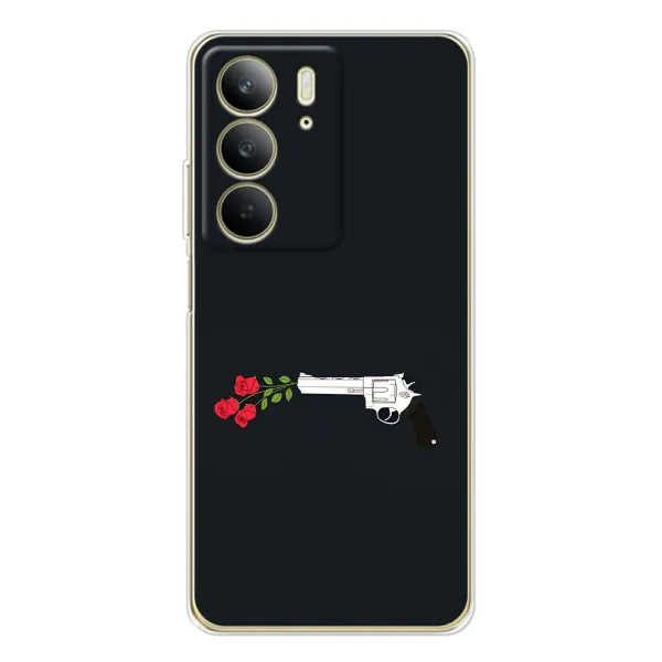 Чехол с принтом «Неожиданные цветы» для Realme C73 5G