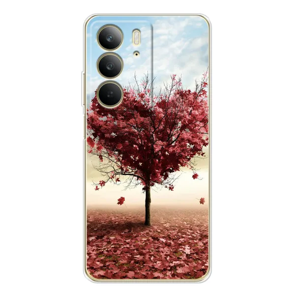 Чехол с принтом «Дерево сердце» для Realme C73 5G