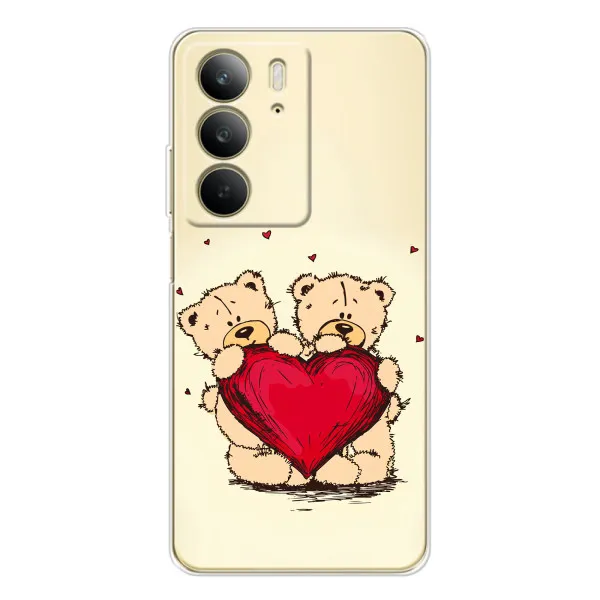Чехол с принтом «Медвежонки» для Realme C73 5G