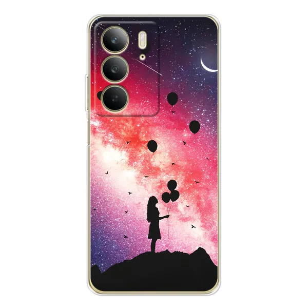 Чехол с принтом «С шариками» для Realme C73 5G