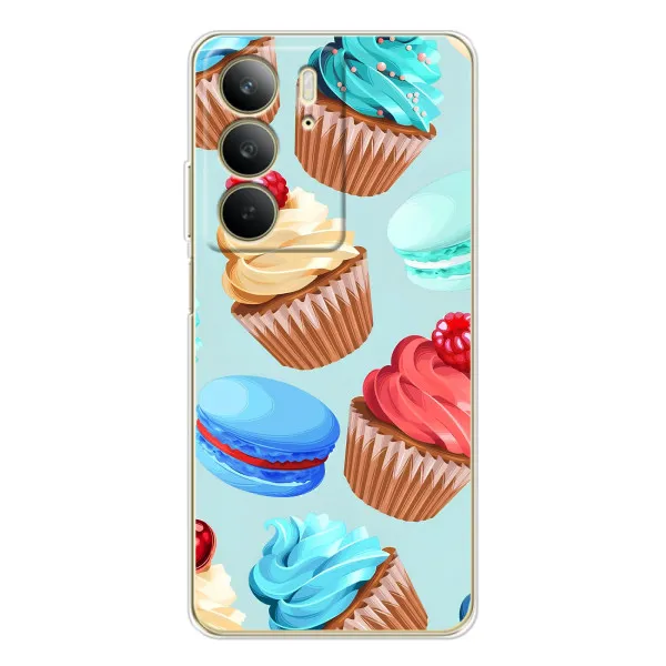 Чехол с принтом «Кексики» для Realme C73 5G