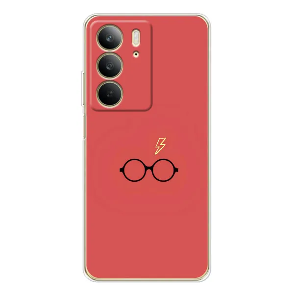 Чехол с принтом «шрам и очки» для Realme C73 5G