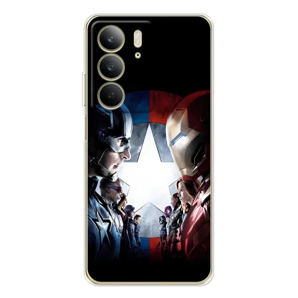 Чохол з принтом «Марвел стайл» для Realme C73 5G