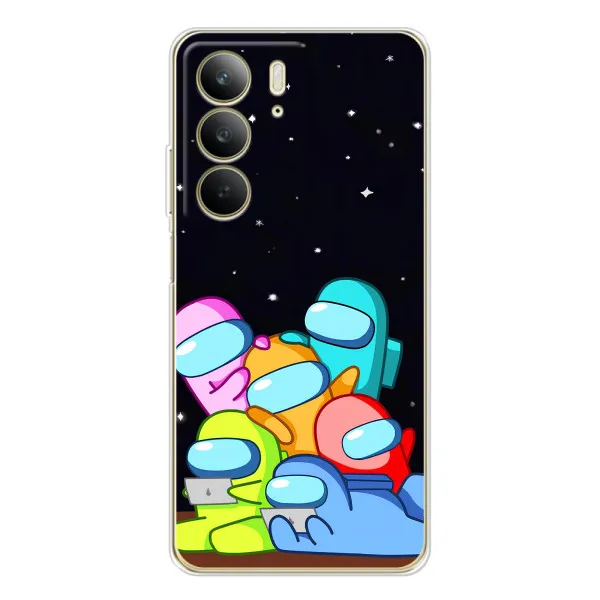Чехол с принтом «Скины в космосе» для Realme C73 5G