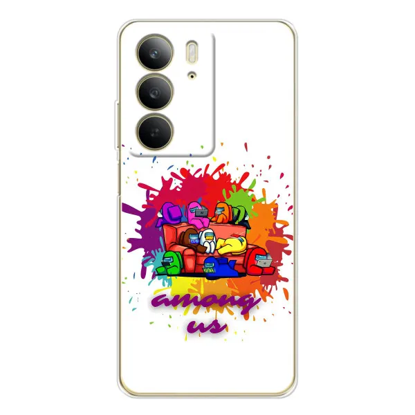 Чехол с принтом «Яркий АмонгАс» для Realme C73 5G