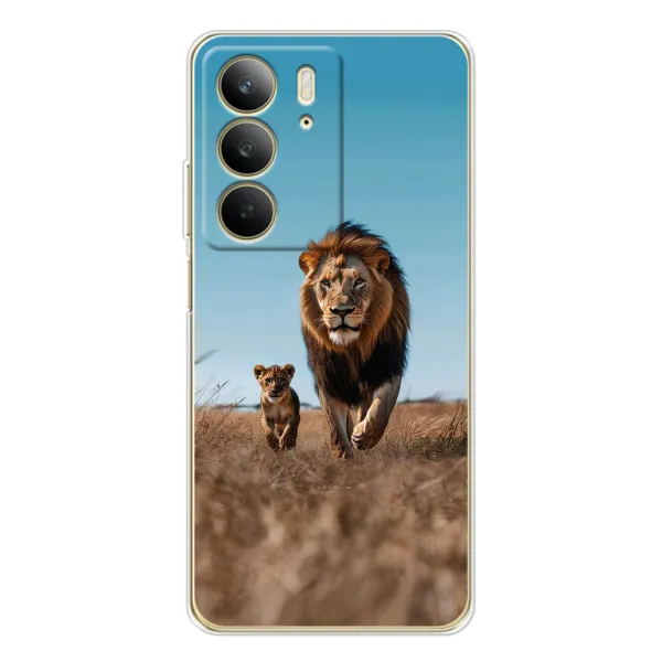 Чехол с принтом «Мусафа и Симба» для Realme C73 5G