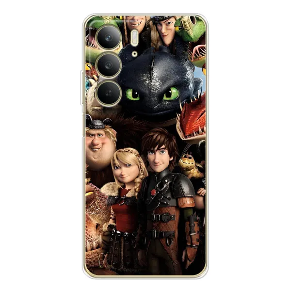 Чехол с принтом «Персонажи дракона» для Realme C73 5G Чехол с принтом «Персонажи дракона» для Realme C73 5G