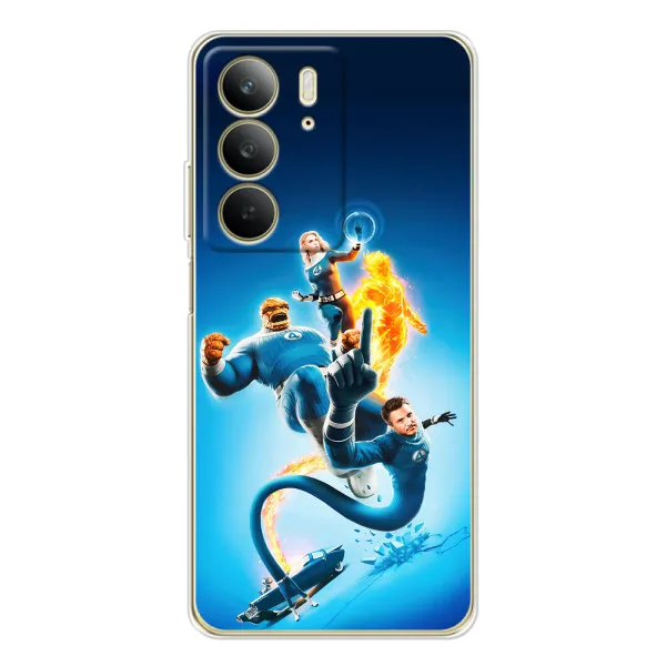 Чохол з принтом «Герої Фантастична Четвірка» для Realme C73 5G