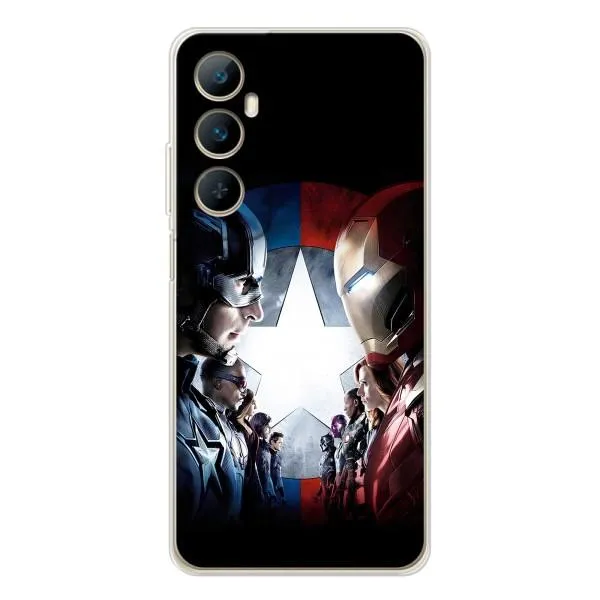 Чехол с принтом «Марвел стайл» для Realme C75
