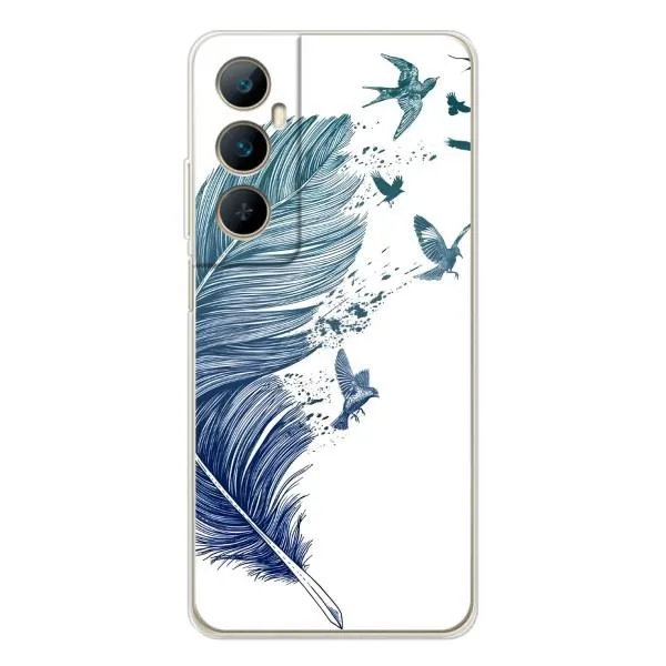 Чехол с принтом «Перышко» для Realme C75