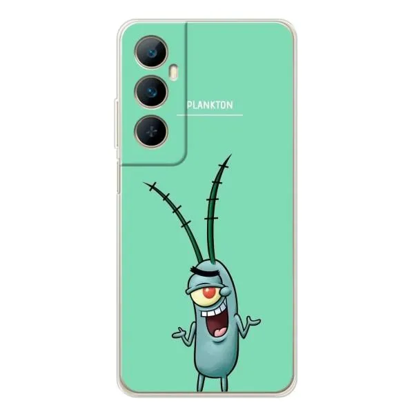 Чехол с принтом «Персонаж Планктон» для Realme C75