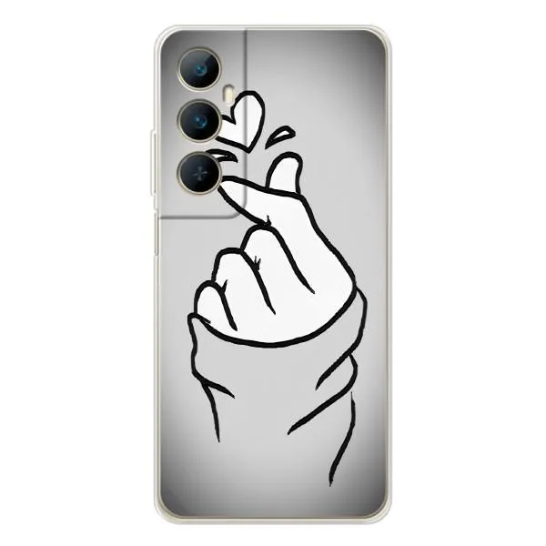 Чехол с принтом «Значок Love» для Realme C75
