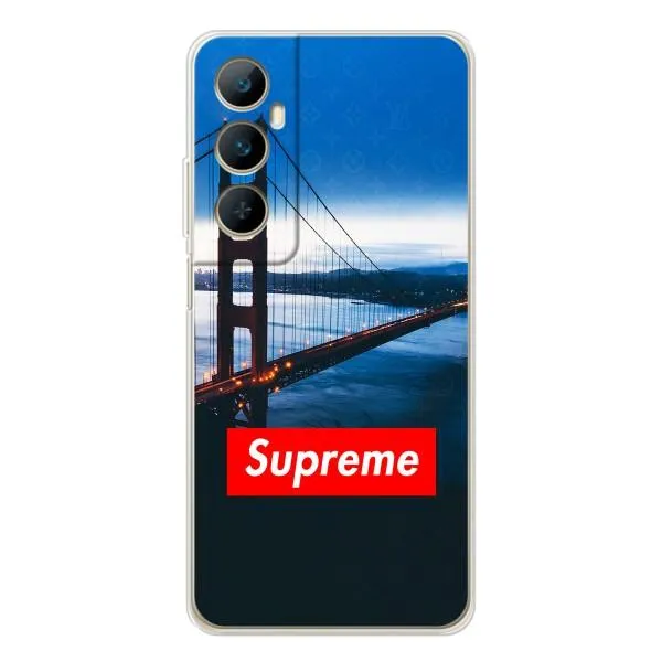 Чехол с принтом «Стиль Supreme» для Realme C75