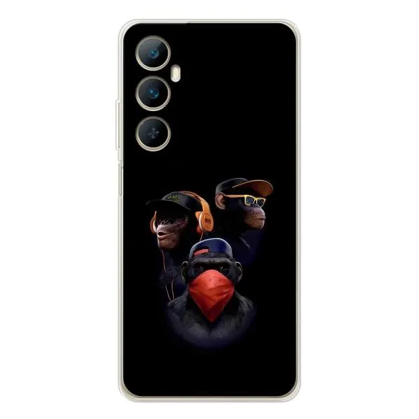 Чехол с принтом «Три обезьяны» для Realme C75 Чехол с принтом «Три обезьяны» для Realme C75