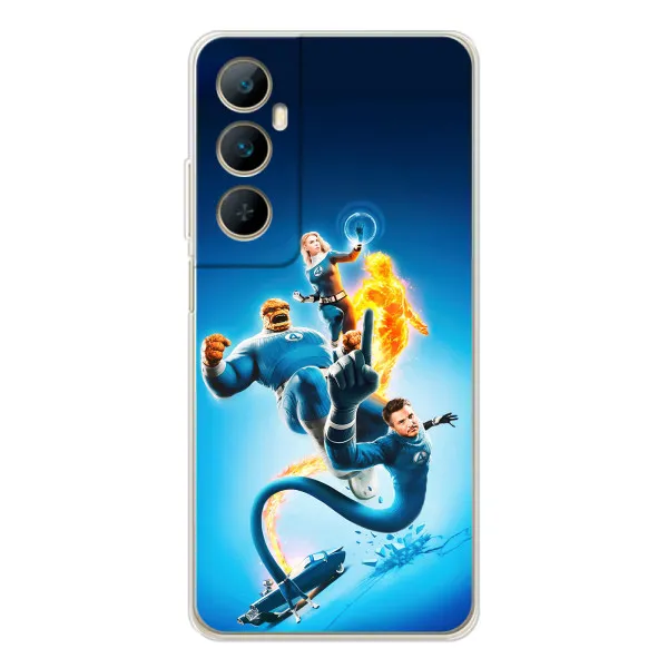 Чехол с принтом «Герои Фантастическая Четверка» для Realme C75