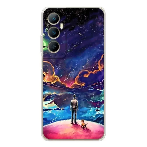 Чехол с принтом «Галактический вид» для Realme C75 Чехол с принтом «Галактический вид» для Realme C75