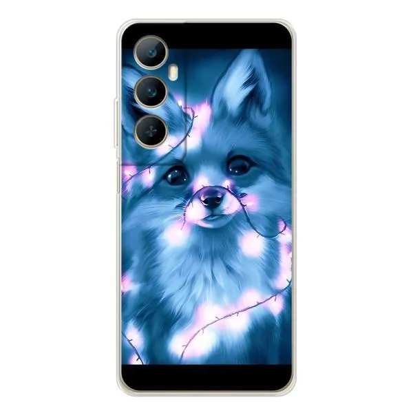 Чехол с принтом «Яркая лисичка» для Realme C76