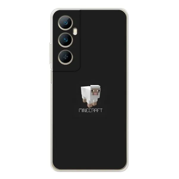 Чехол с принтом «Овечка Майнкрафт» для Realme C76
