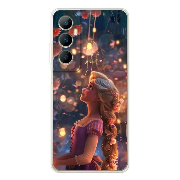 Чехол с принтом «Рапунцель фонарики» для Realme C76 Чехол с принтом «Рапунцель фонарики» для Realme C76