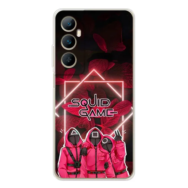 Чехол с принтом «Охранники Игра кальмара» для Realme C76 Чехол с принтом «Охранники Игра кальмара» для Realme C76