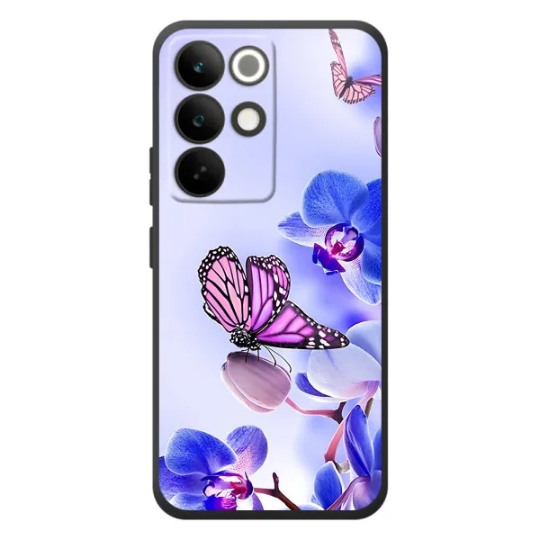Чохол з принтом «Метелик на квітах» для Realme C85 Pro Чохол з принтом «Метелик на квітах» для Realme C85 Pro