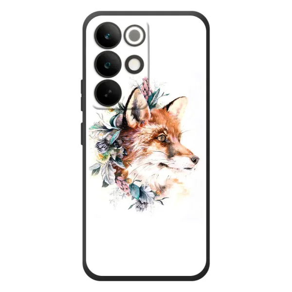 Чехол с принтом «Лисичка в цветочках» для Realme C85 Pro Чехол с принтом «Лисичка в цветочках» для Realme C85 Pro