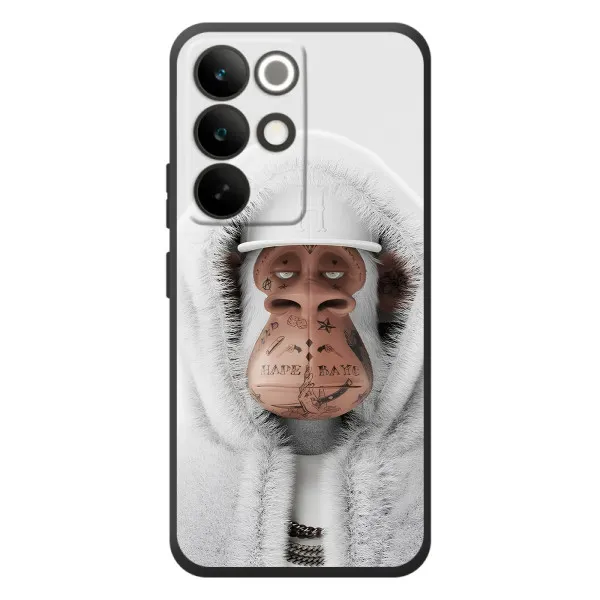 Чехол с принтом «обезьяна NFT в тату» для Realme C85 Pro