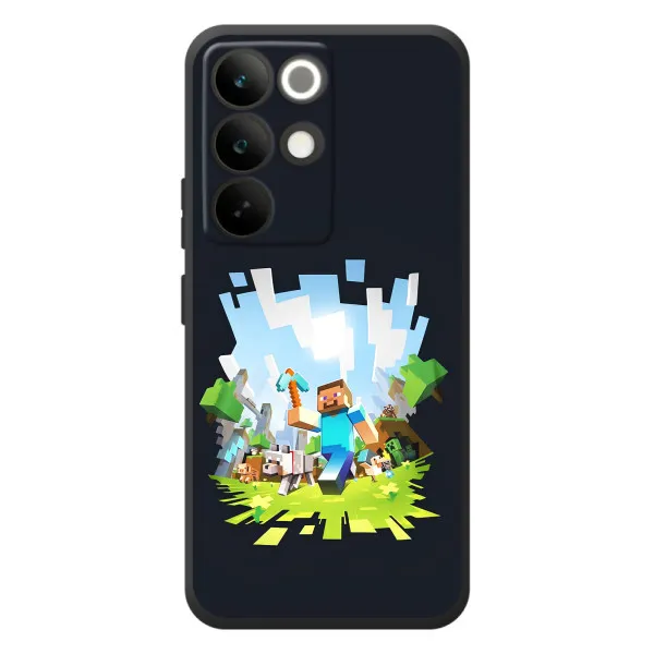 Чехол с принтом «персонажи Minecraft» для Realme C85 Pro Чехол с принтом «персонажи Minecraft» для Realme C85 Pro