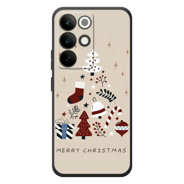 Чехол с принтом «Merry Christmas» для Realme C85 Pro