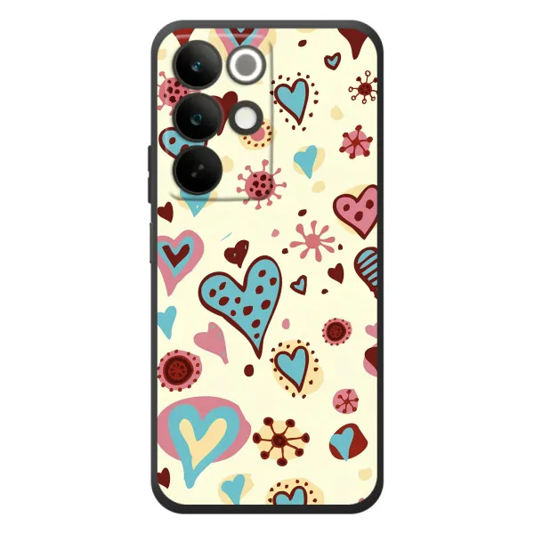 Чохол з принтом «Сердечки» для Realme C85